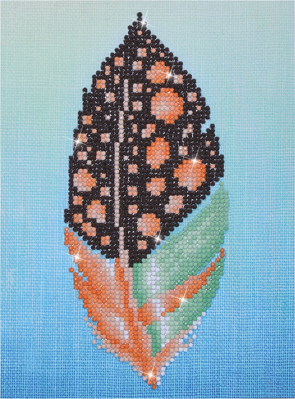 Diamond Dotz Softly Sparkle Leaf Diamond Painting Kits for Adults - Diamond Art Kits a Relaxing Creative Craft Kit with Dotz Gems 7.5x9.9